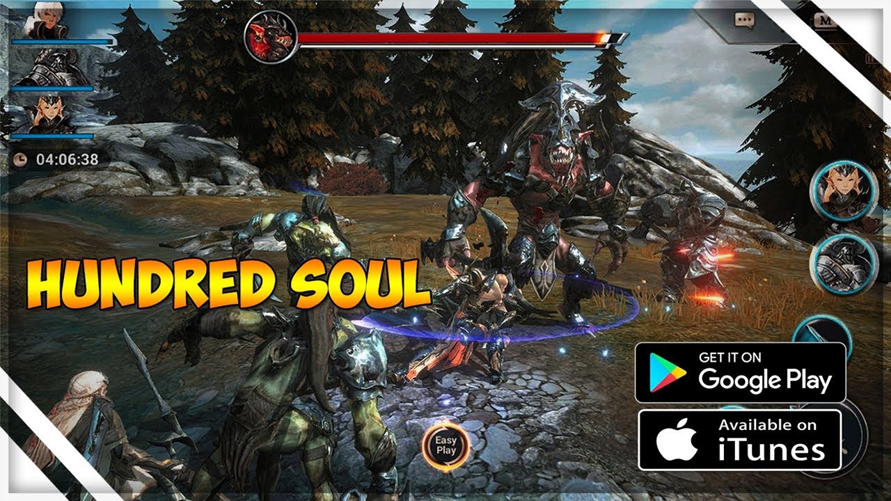 *NEW RPG GAME* HUNDRED SOUL TRAILER - (FIRST LOOK) ANDROID / IOS GAMEPLAY