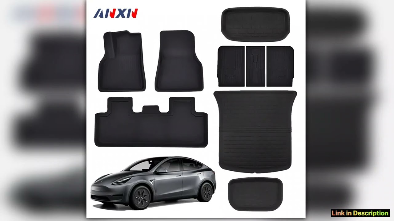 Floor Mats for Tesla 2017 2025 Model Y Juniper Model 3 Highland XPE Mats All Weather Waterproof Tru