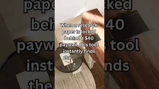 How to bypass research paper paywalls legally 🤯 #Shorts