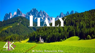 ITALY 4K Amazing Nature Film - 4K Scenic Relaxation Film With Inspiring Cinematic Music