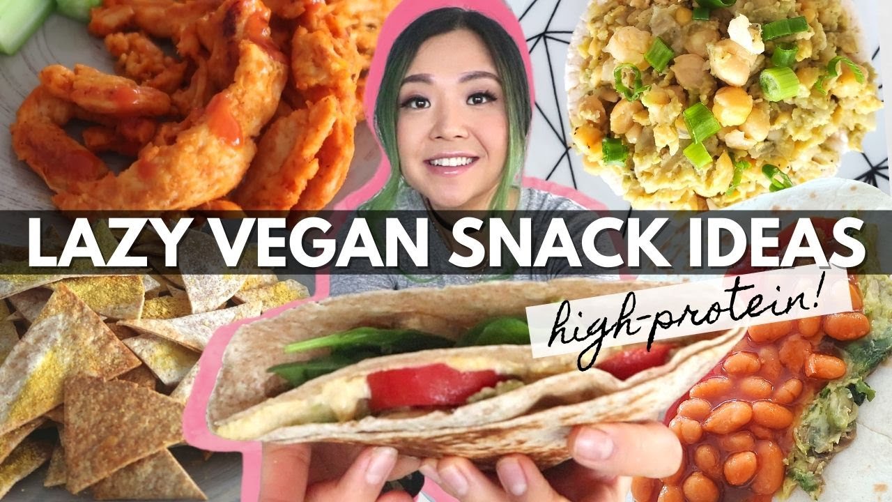 10 LAZY & PROTEIN VEGAN IDEAS - YouTube