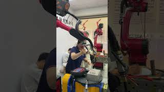 Spraying robot #spray #robot #factory #industrial #industrialrobot