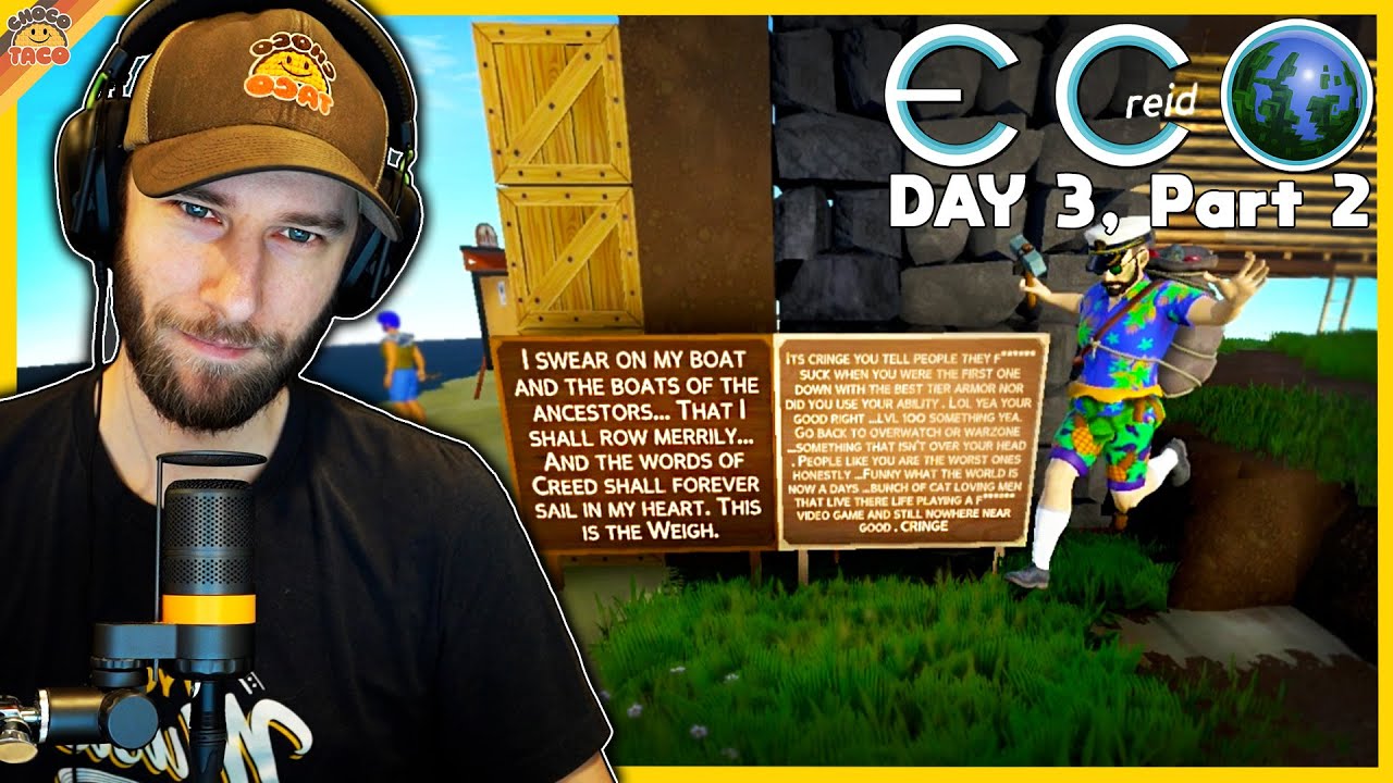 Eco 2024: Day 3, Part 2 ft. ponkberry, Thmsn, Avnqr, Reid, et al. - chocoTaco Eco Gameplay