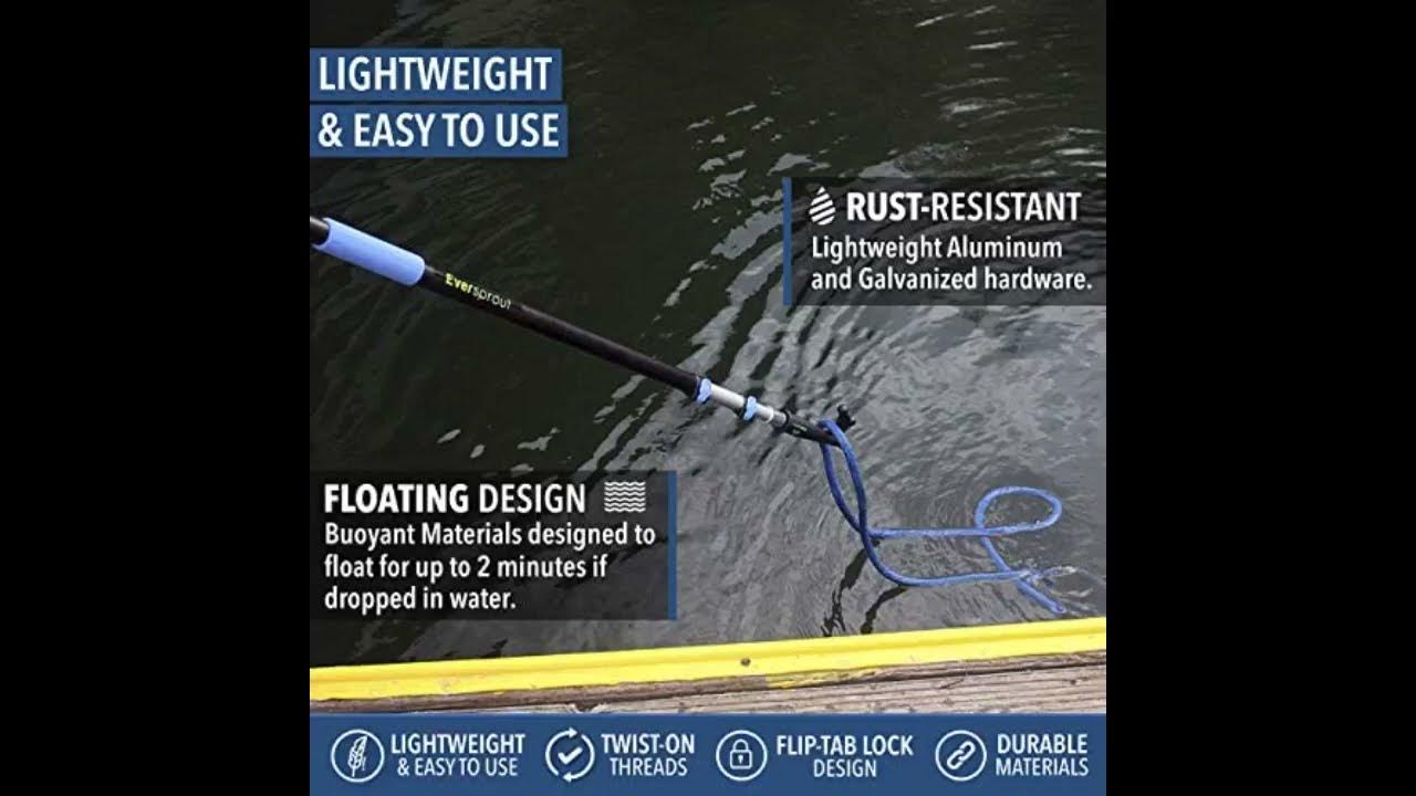 EVERSPROUT Telescoping Boat Hook Floats, ScratchResistant, Sturdy