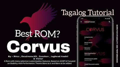 Corvus OS | TWRP | Poco x3 nfc | Tagalog Tutorial