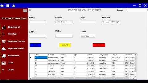 Examination system vb.net and SQL server part two