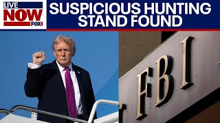 FBI investigates hunting stand discovered near where Trump exits Air Force One | LiveNOW from FOX