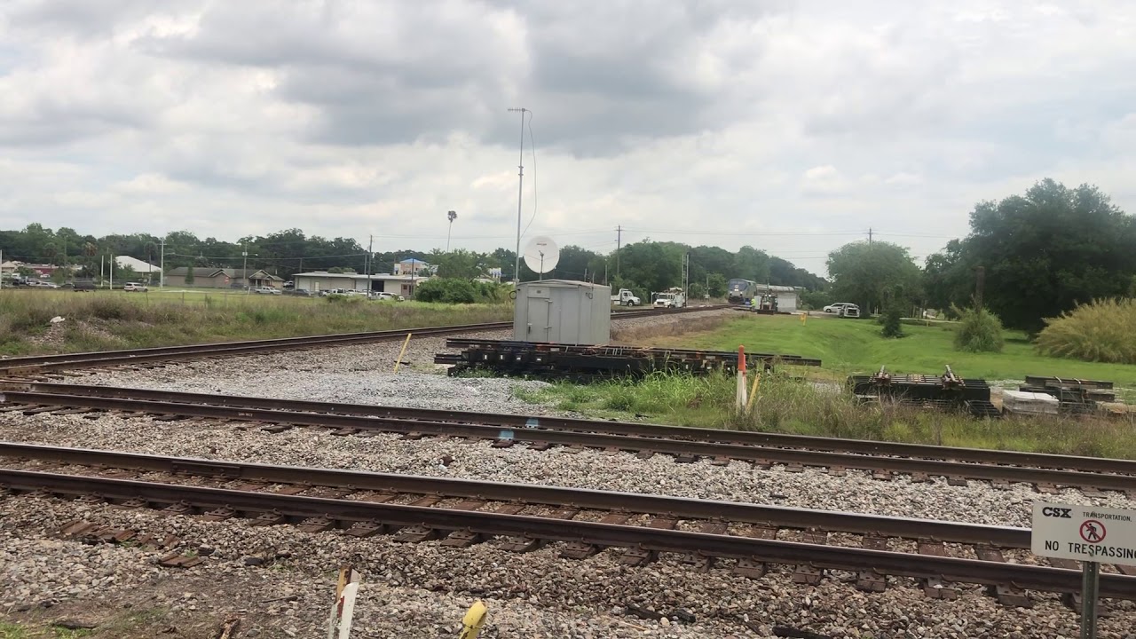 Amtrak Silver Star Over the Diamond - YouTube