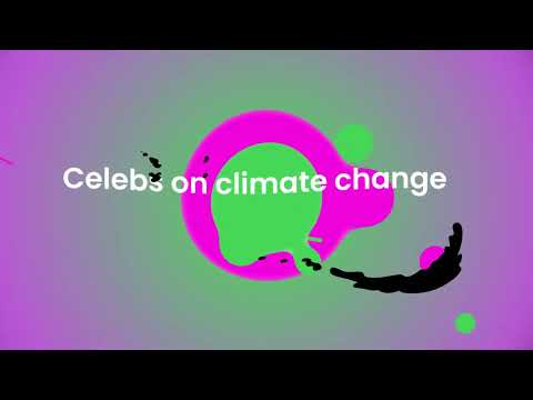 Bear Grylls and Lily Cole speaking on climate change at the EXTREME Hangout during COP26.