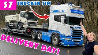 Trucker Tim Delivers My NEW TRUCK!!