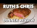 MY STEAK DINNER AT RUTH'S CHRIS STEAK HOUSE IN PALM DESERT, CA - A review