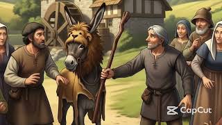 Aslan Postu Giyen Eşek