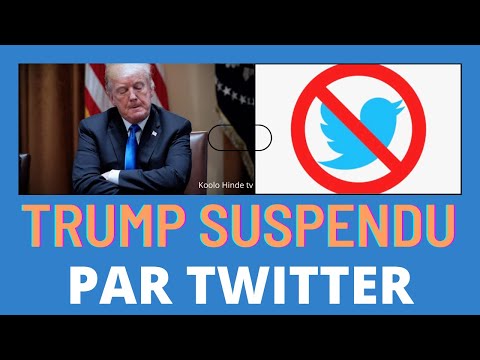 Donald Trump suspendu définitivement de Twitter après le siège du capitole