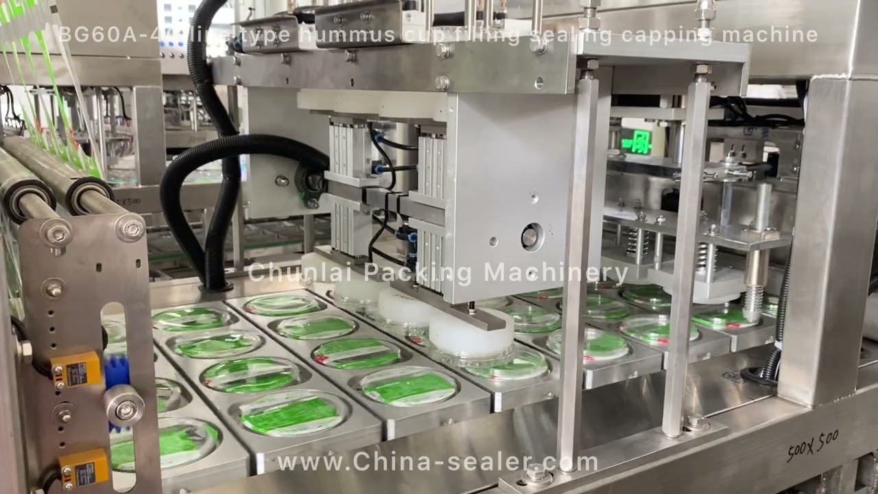 BG60A-4C hummus cup filling sealing machine-ChunLai