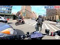 2 ducs  1 trip ripping up manhattan on a sunny day  cops braps savage shenanigans  v2027