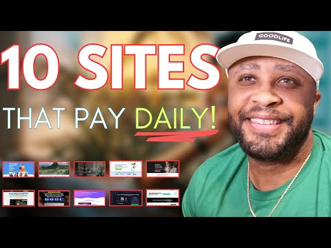 10 Work From Home Websites That Will Pay You DAILY! (For Beginners.)