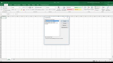 ¿Cómo habilitar complementos en Excel?
