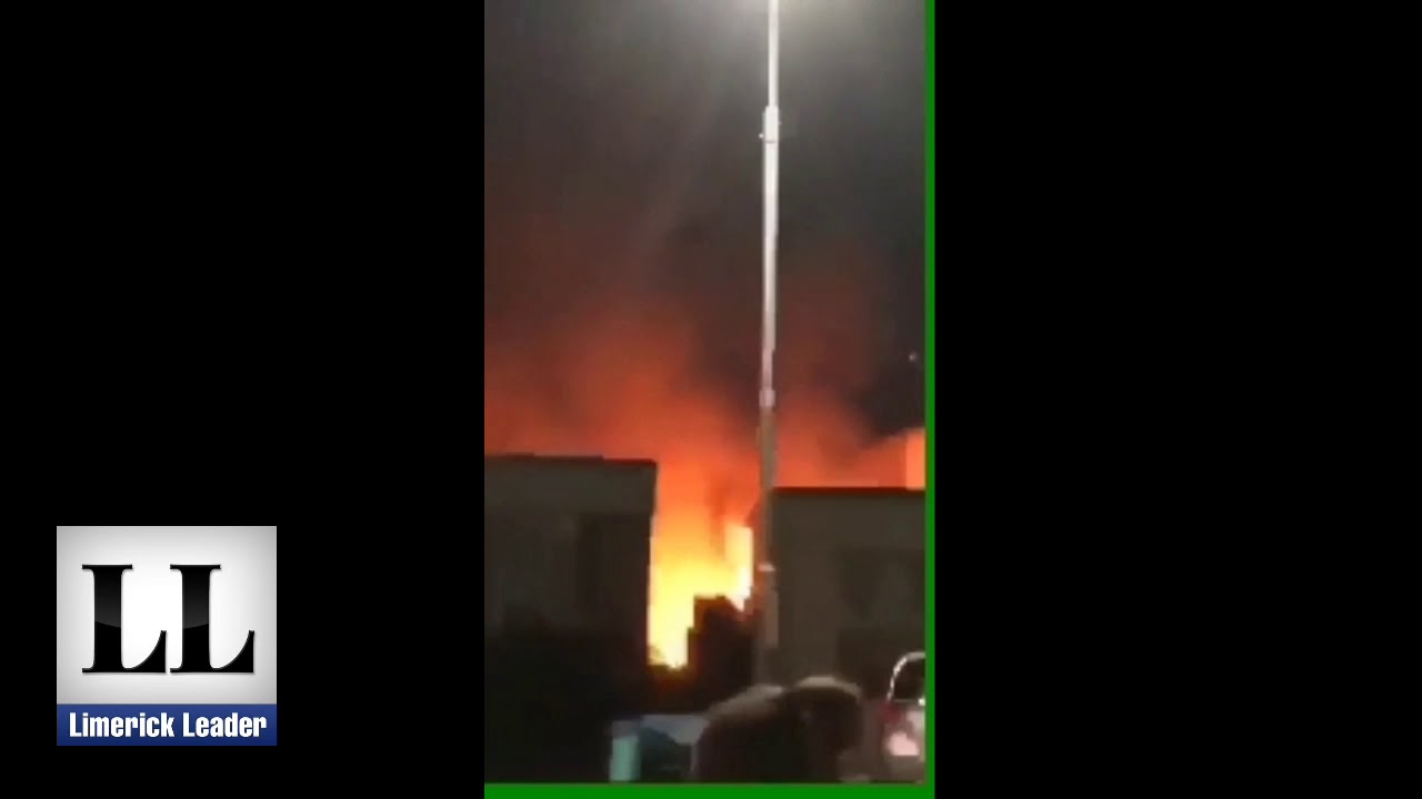 Fire rages in Limerick estate