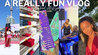 VLOG: I ran a 5KM race in Toronto,Jazz night, Canada vs Jamaica, mini hygiene haul, shopping + more