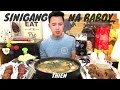 [mukbang/cookbang with THIEN]: Filipino Sinigang na Baboy, Balut, Lechon, Banana Cue, and Durian