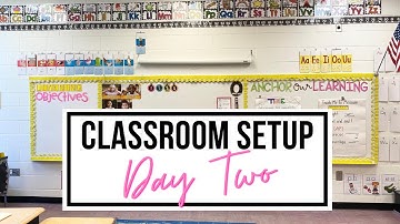 CLASSROOM SETUP | Day 2 | 2020-2021 | Elementary Teacher Vlog