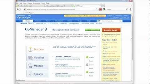 opmanager localhost discovery beta
