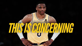 Concerning Footage Of Russell Westbrook Emerges From Lakers Loss To Wolves