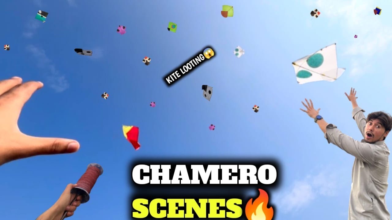 Chamero scenes🔥 || street kite looting😱 || kite fighting😈 || Kite caughting hack🥵 || kite videos
