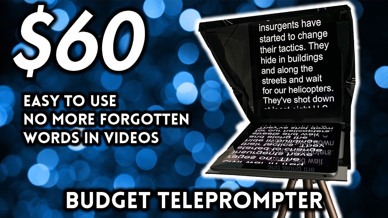 $60 Leeventi Teleprompter Review! No More Forgotten Words!