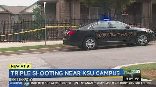 Triple shooting near KSU campus