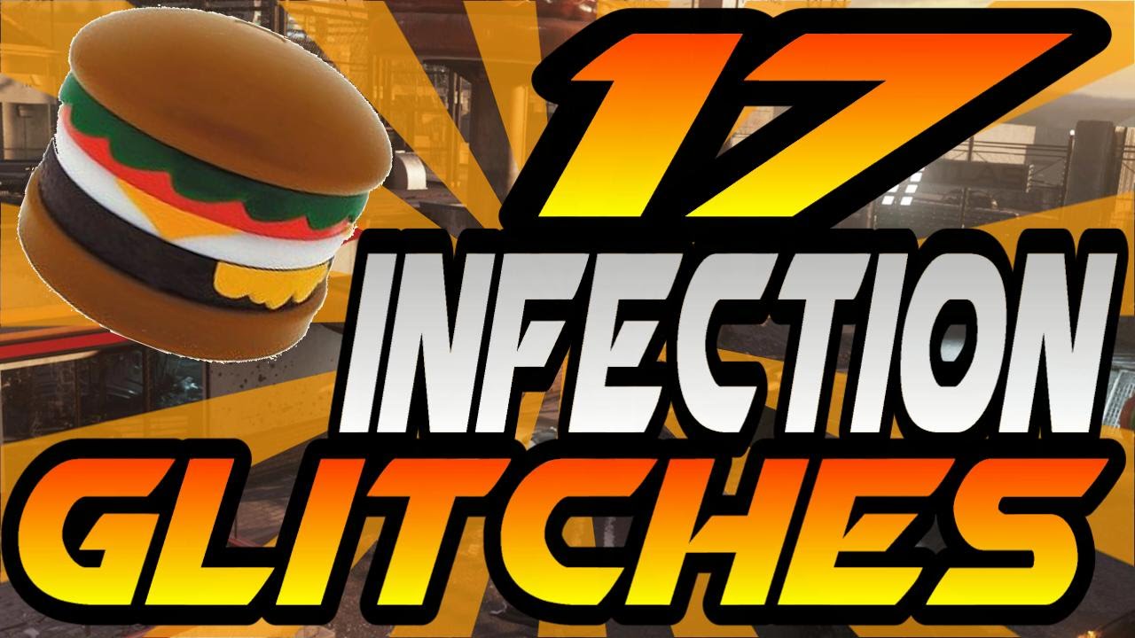 17 Infection/Burger Town Glitches! - All High Ledges, Pile-Ups, Invincible Spots (AW Exo Zombies)