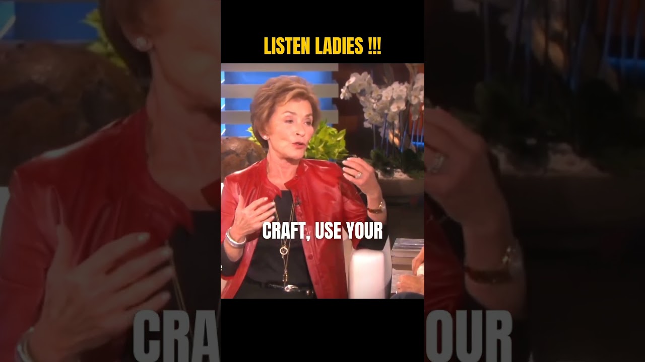 A POWERFUL LIFE LESSON FOR WOMEN | JUDGE JUDY 