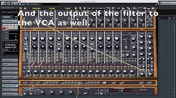 Arturia Moog Modular V2 - A more complicated patch