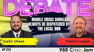 DEBATE: Mobile crisis should always be dispatched by the local 988 – LIVESTREAM