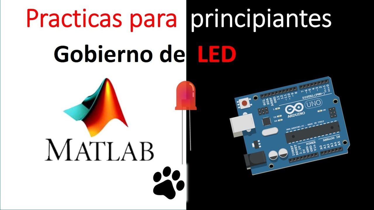 MATLAB CON ARDUINO | EJEMPLOS BÁSICOS | Gobierno de LED - YouTube