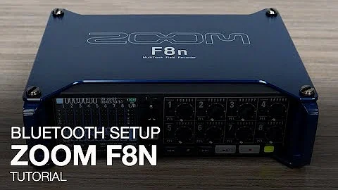 Zoom F8n: Bluetooth Setup
