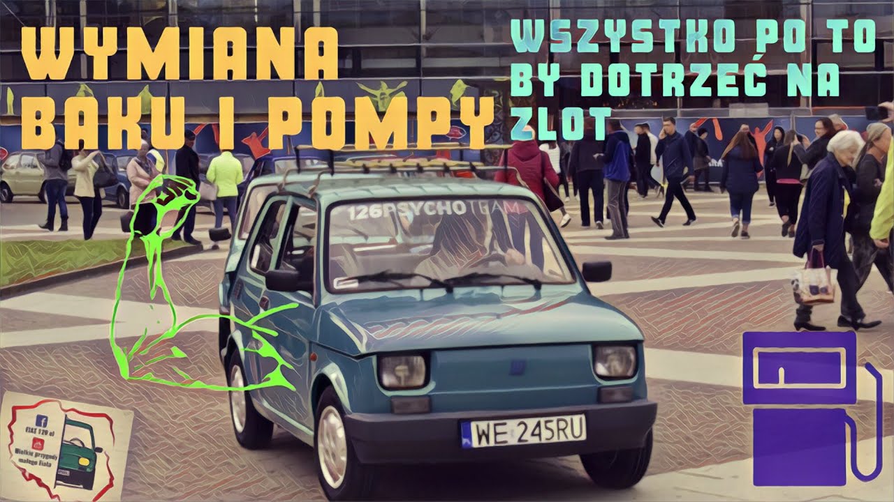 Wymiana baku i pompy paliwa Fiat 126p YouTube