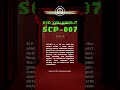 WHAT is SCP-007 ACTUALLY?? #scp #scpfoundation #scp007 #analoghorror