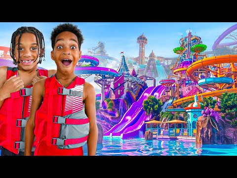 WE WENT TO THE CRAZIEST WATER PARK IN THE WORLD!!