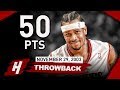 Throwback allen iverson crazy full highlights vs hawks 20031129  50 points