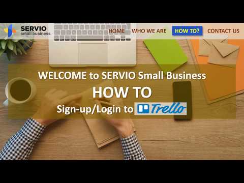 HOW TO Sign up, Login to Trello