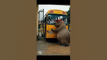 Capy bị bạn bè hắt hủi vì xấu xí  #capybara