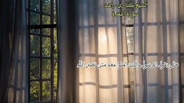 ألا إن نصر الله قريب ، الشيخ مشاري راشد سورة البقرة آية ٢١٤