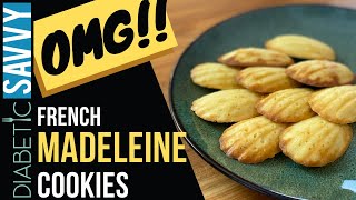 MADELEINE COOKIES - A DIABETIC RECIPE FOR THIS PETITE FRENCH CAKE DESSERT by Diabetic Savvy with Davis Knight 4,675 views 4 years ago 7 minutes, 59 seconds