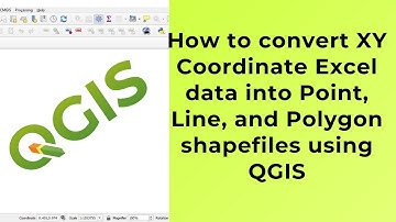 How to convert XY Coordinate Excel data into Point, Line and Polygon shapefiles using QGIS