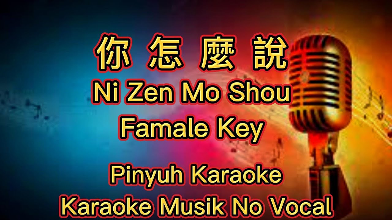 Ni Zen Me Shuo - 你怎麼說 - Karaoke - Musik No Vocal
