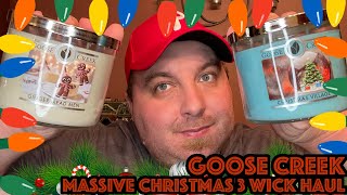 MASSIVE Goose Creek Christmas Candle Haul! | Christmas 2020