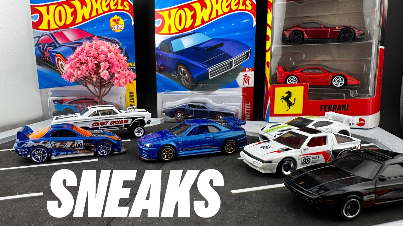 Hot Wheels Sneaks — The R34 Skyline Returns
