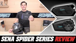 Sena Spider RT1 and ST1 Bluetooth Headset Review at SpeedAddicts.com