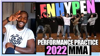 DANCER REACTS TO ENHYPEN (엔하이픈) 2022 MMA Performance Practice (Intro, 날개 Perf, Future Perfect+Outro)